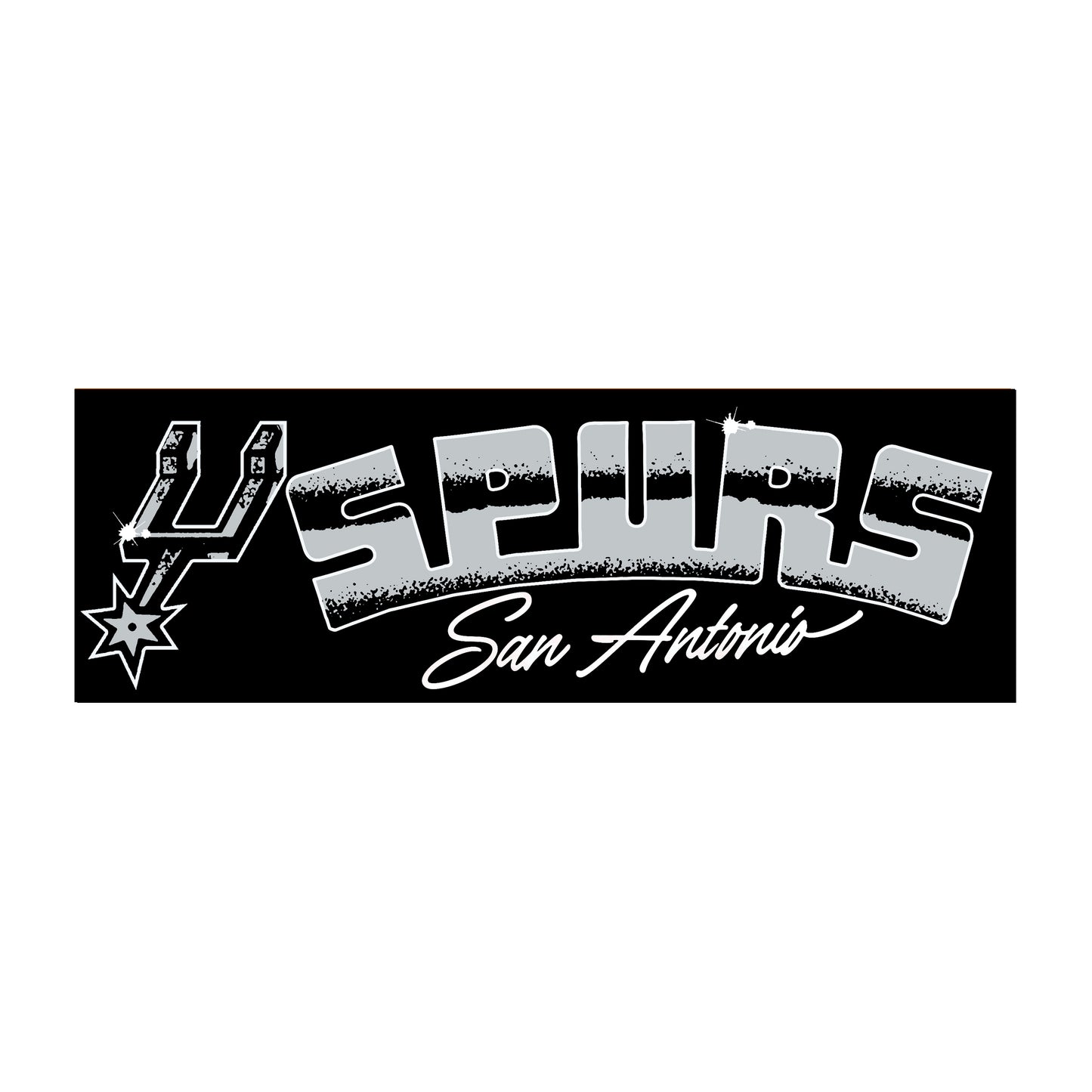 Spurs Lowrider Bumper Sticker