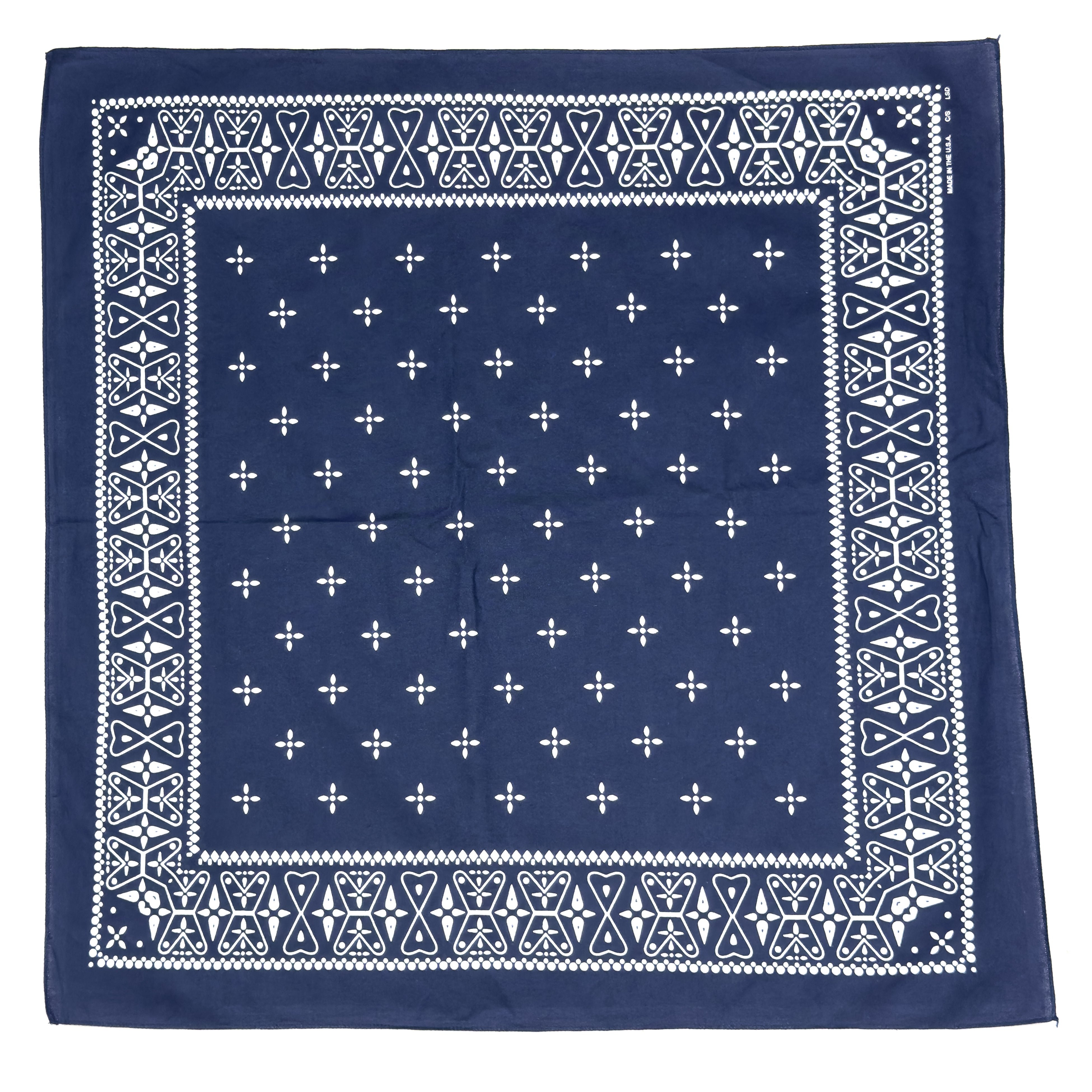 70's Vintage bandanna USA 弱く