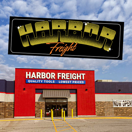 Harbor Freight Lowrider Bumper Sticker